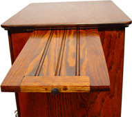 Oak Record Cabinet