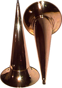 Brass Cylinder Phonograph Horn