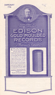 Edison Gold Moulded Records